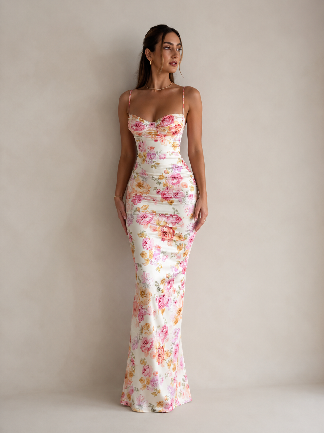 Rose Petal Maxi Dress