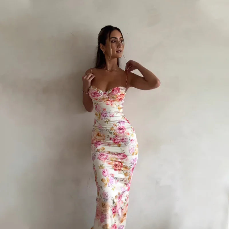 Rose Petal Maxi Dress