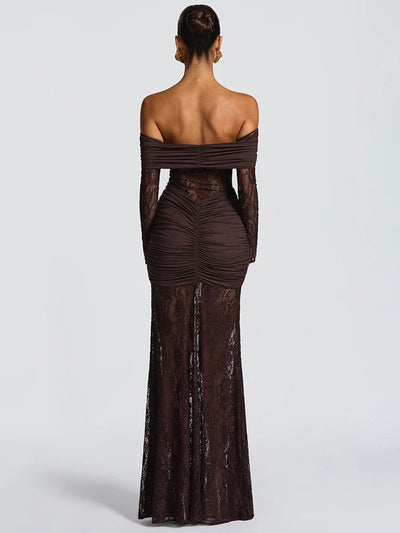 Vivienne Lace Maxi  Dress