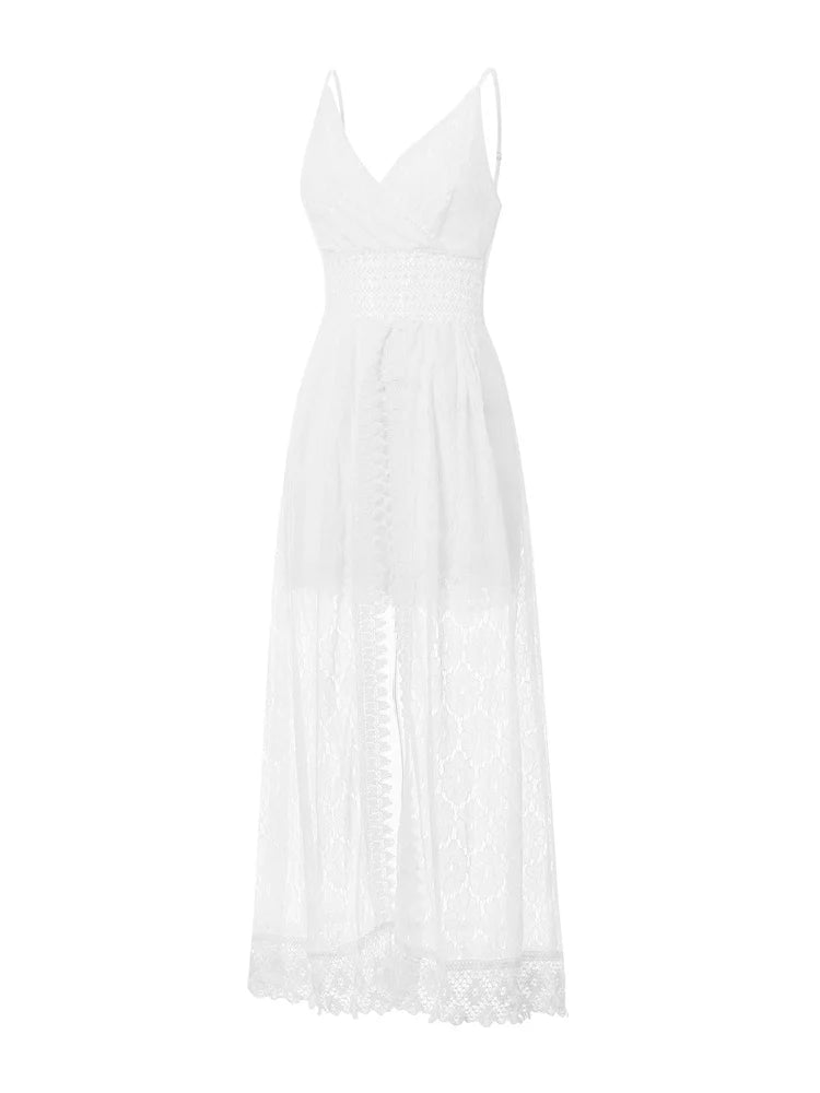 Boho Lace Maxi Dress