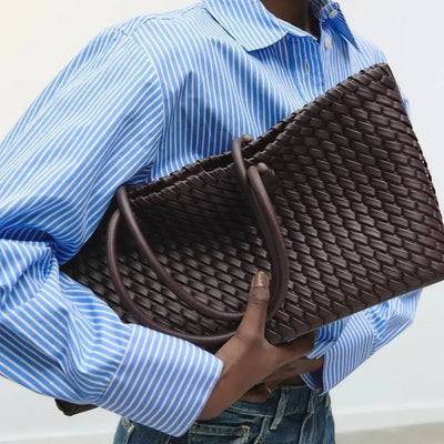 "Maison Élyseé" Woven Tote Bag