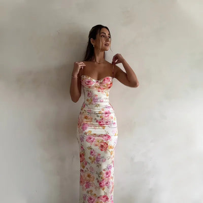 Rose Petal Maxi Dress