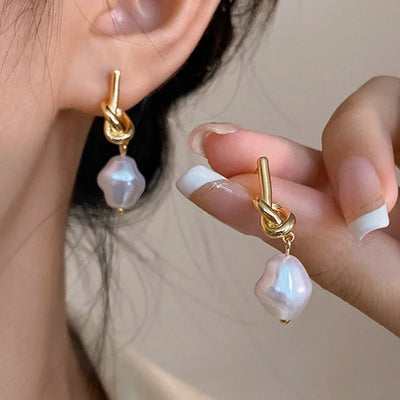 Serena Pearl Drop Earrings